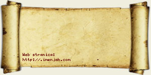 Jasmina Pandurović vizit kartica